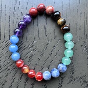 7 Chakra bracelet 8mm